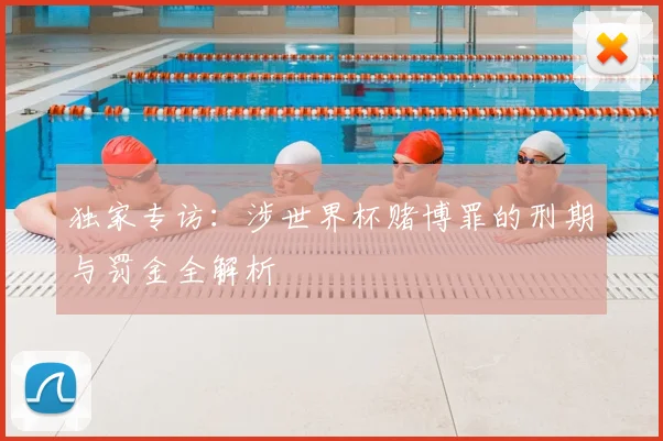 独家专访：涉世界杯赌博罪的刑期与罚金全解析